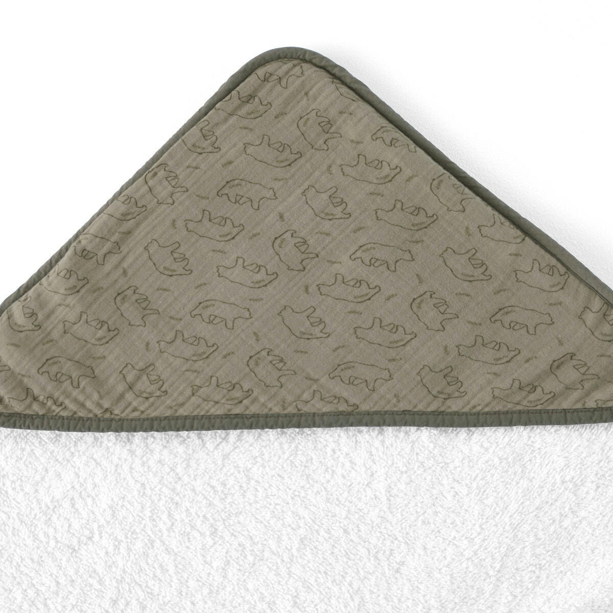 Cape de bain gaze de coton biologique, Cuddly