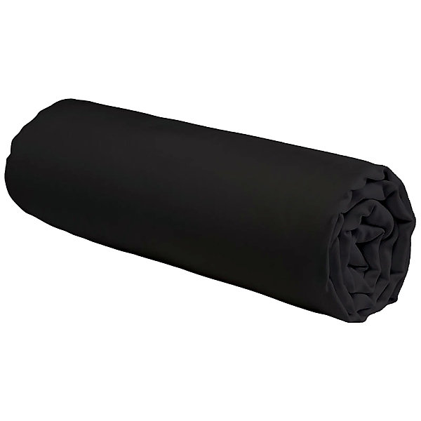 Drap housse en coton 57 fils uni bonnet 25cm 90x200cm