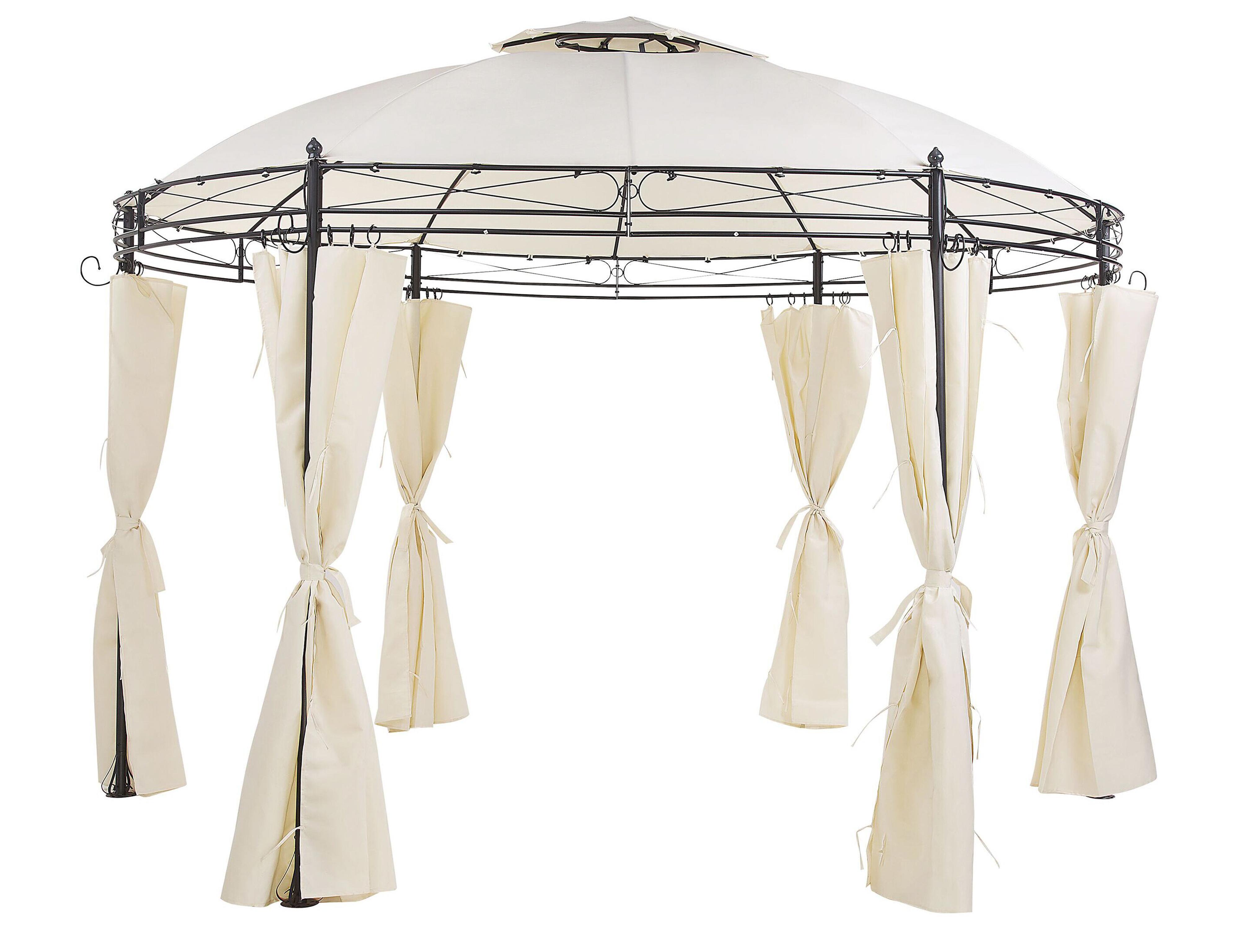 Gazebo SAFARA Metal 368 cm 368 cm Beige