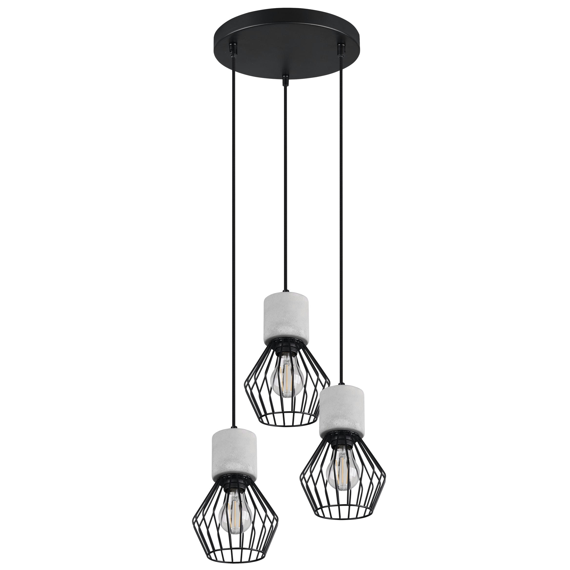 JAMIRO - Suspension en métal noir