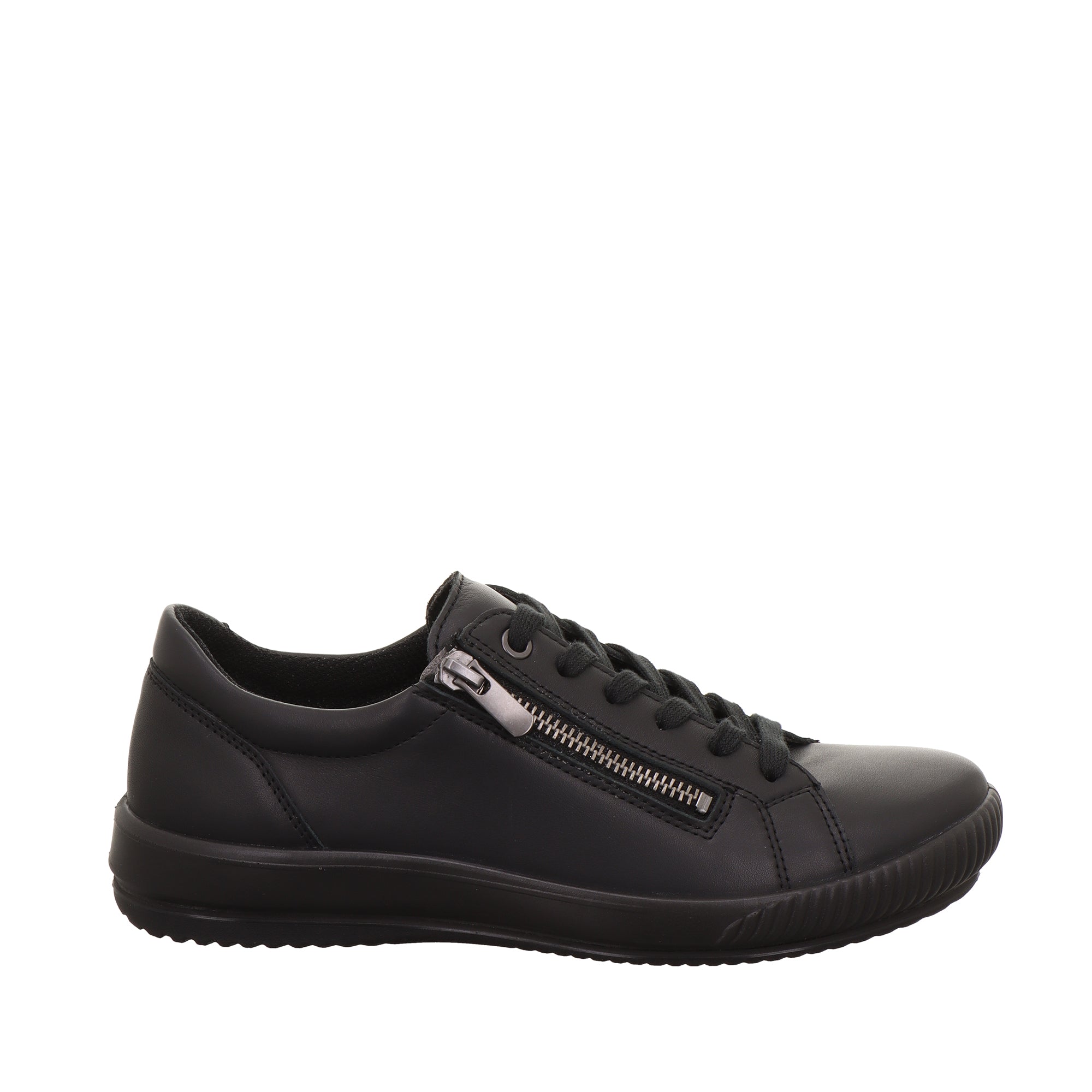 TANARO 5.0 SNEAKER LOW ZIPPER NAPPALEDER SCHWARZ