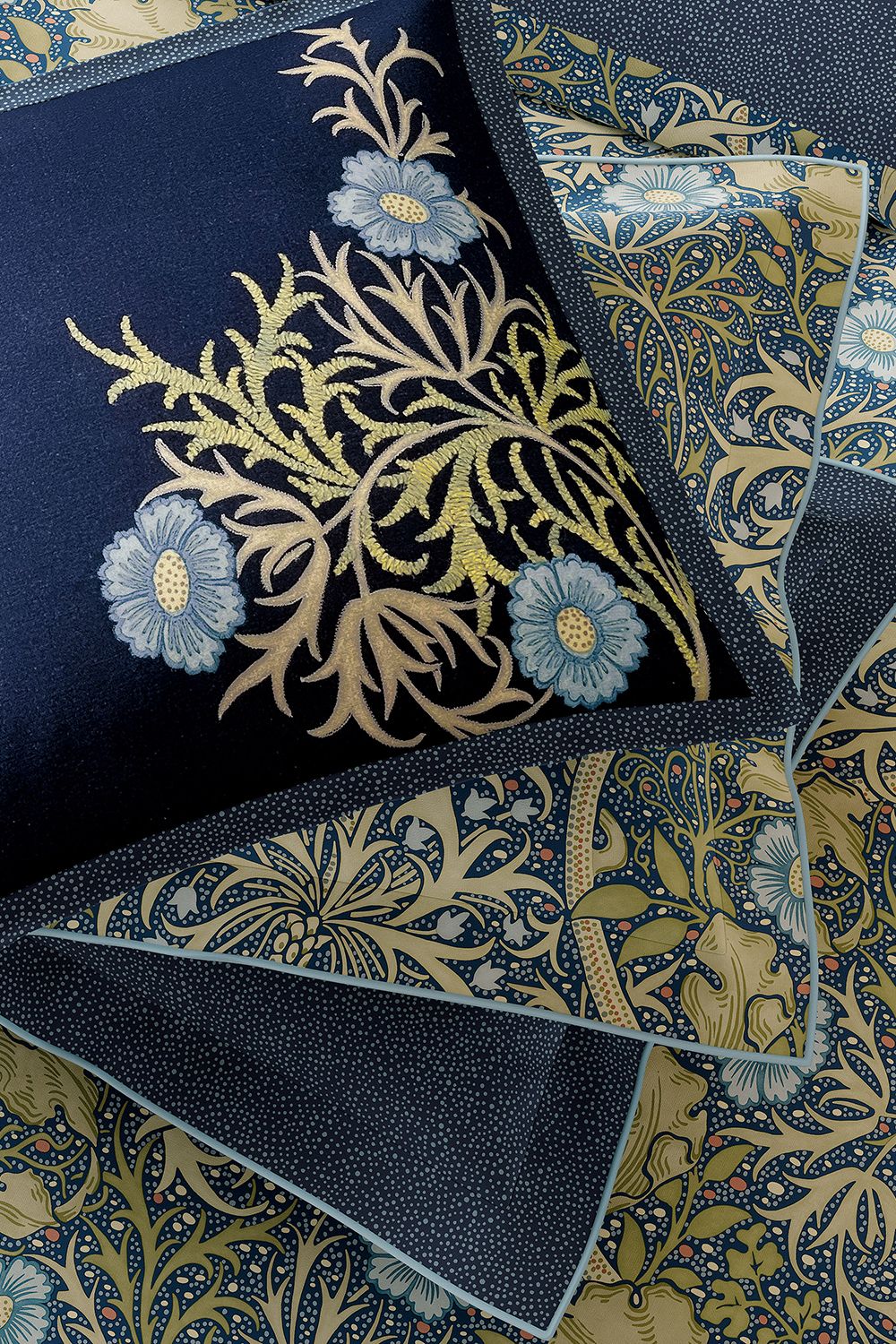 Morris & Co Seaweed' Cotton Cushion