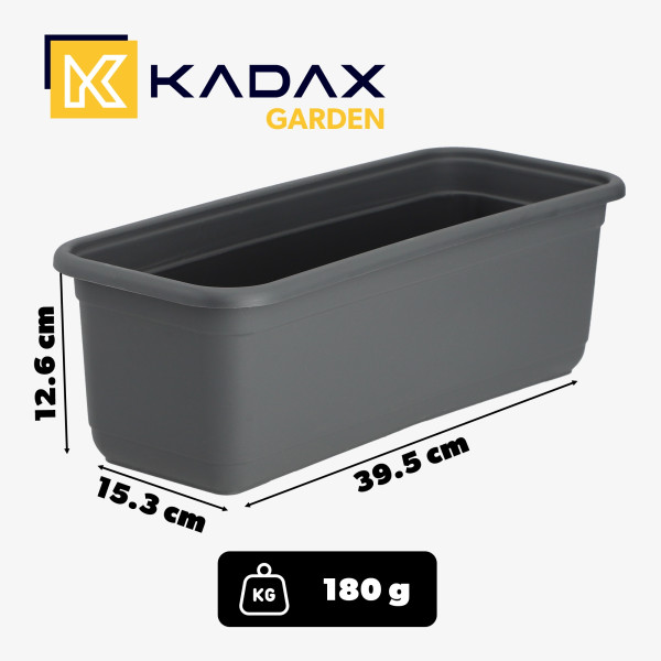 Kadax Skrzynka Balkonowa 40cm Doniczka Na Kwiaty