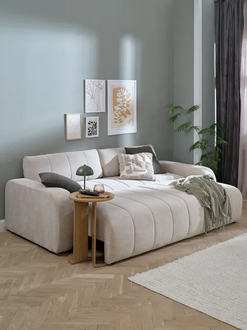Sovesofa ORMSLEV 3-pers. beige stof