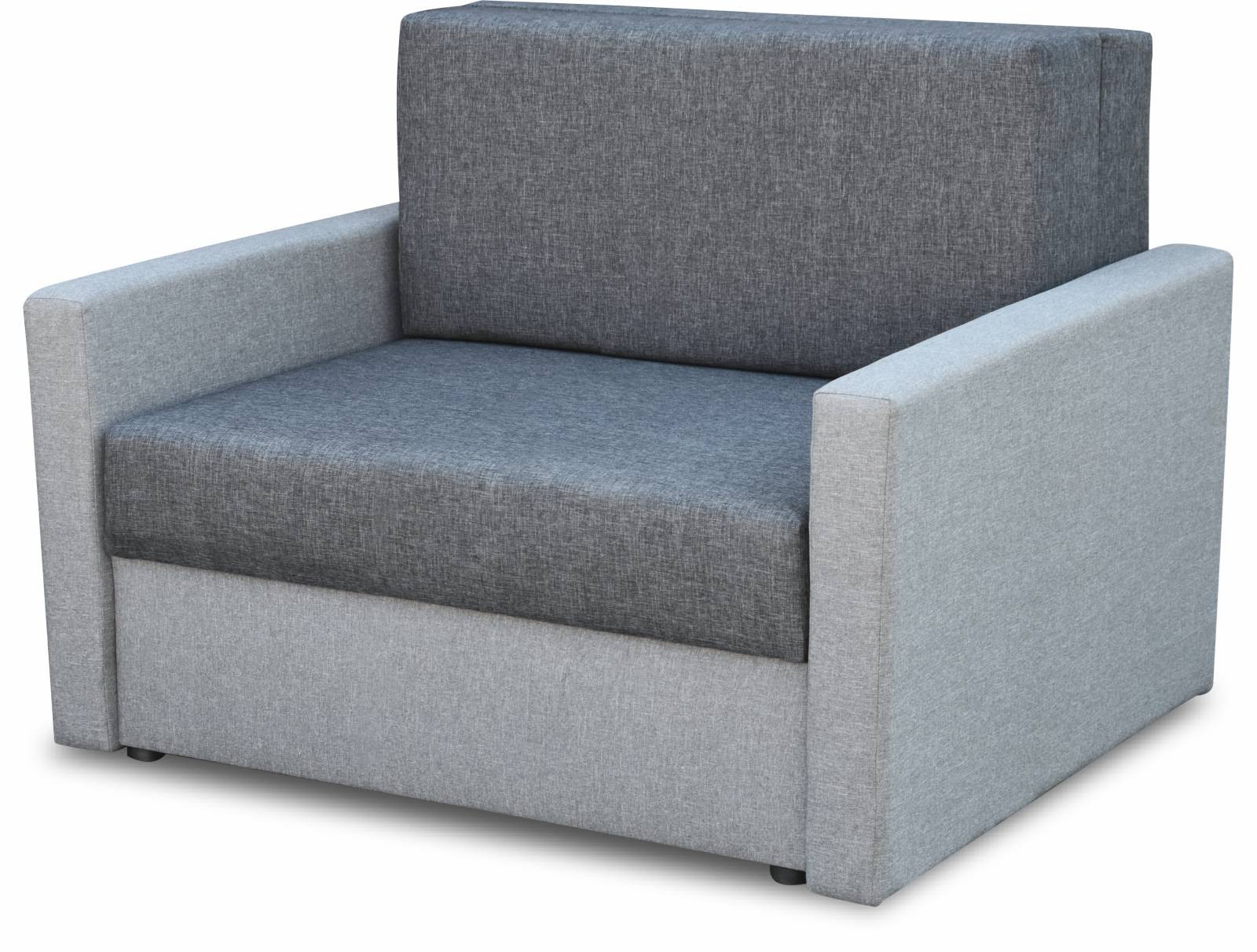 Sofa amerykanka rozkładana Tedi 1 Szara/Grafitowa