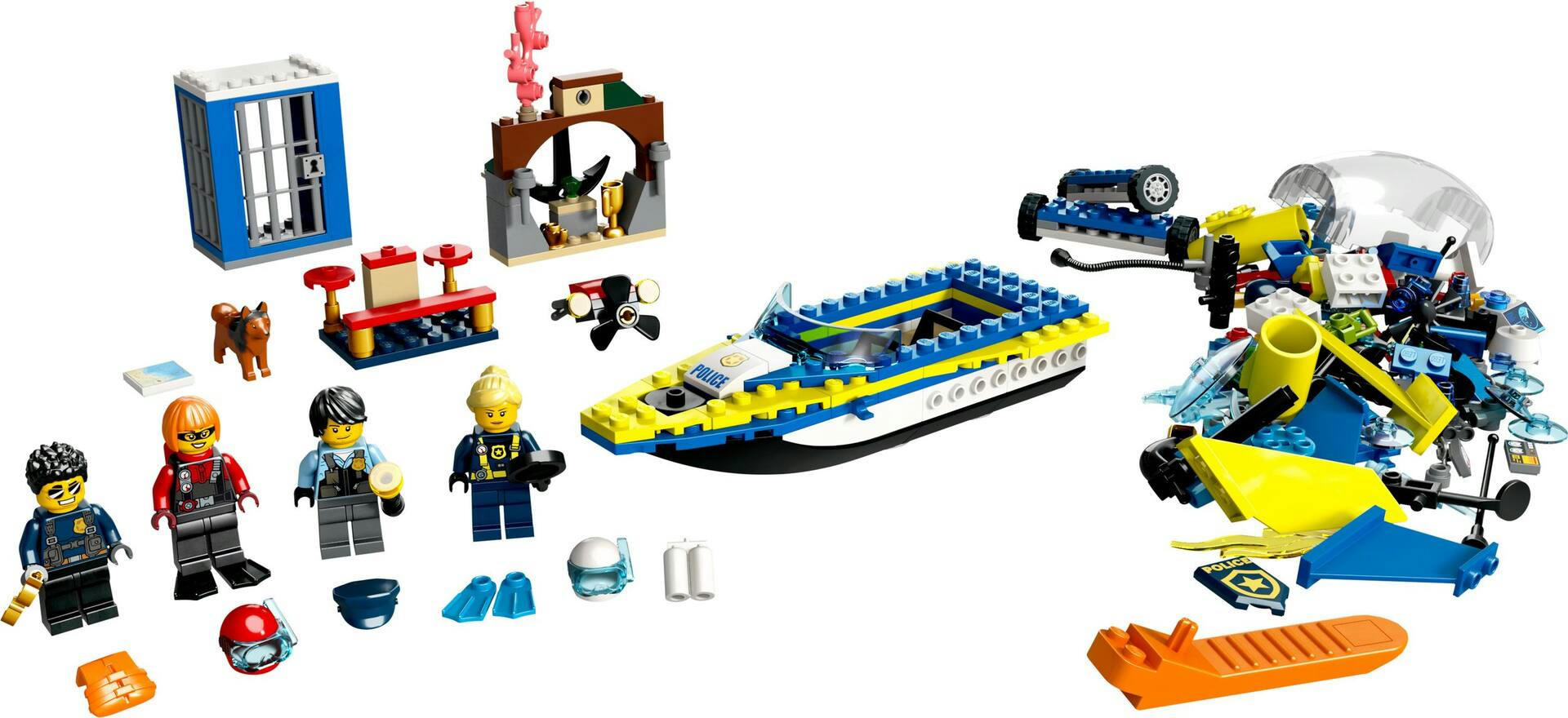 LEGO® 60355 City Water Police Detective Missions Playset, Ages 6+