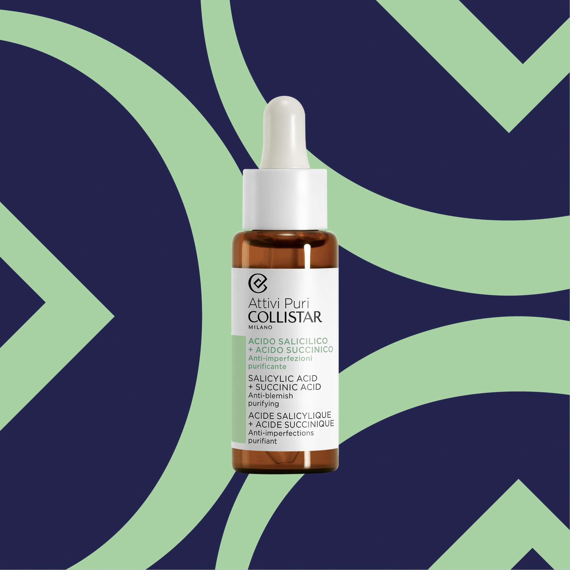 Collistar Attivi Puri Salicylic Acid   Succinic Acid 30ml