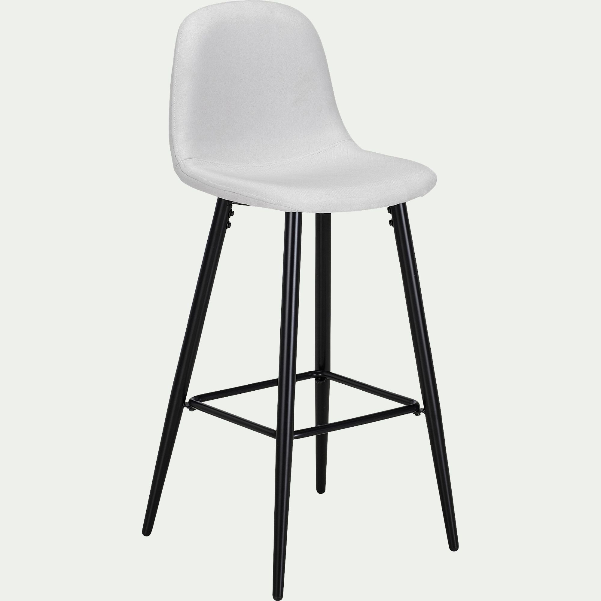 LOANA - Chaise de bar H75cm - gris borie