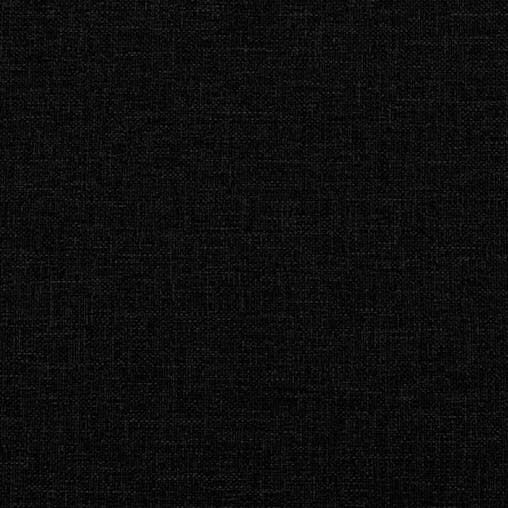 NNEVL 2 Piece Sofa Set with Pillows Black Fabric