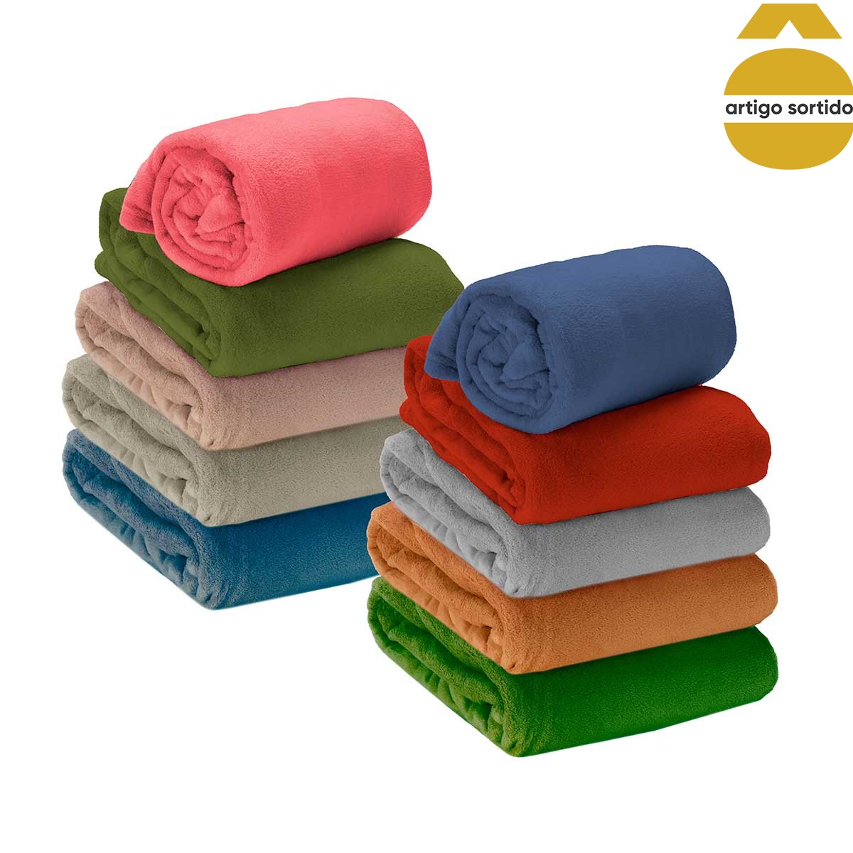 Manta CAROLINA lisa 150x200cm