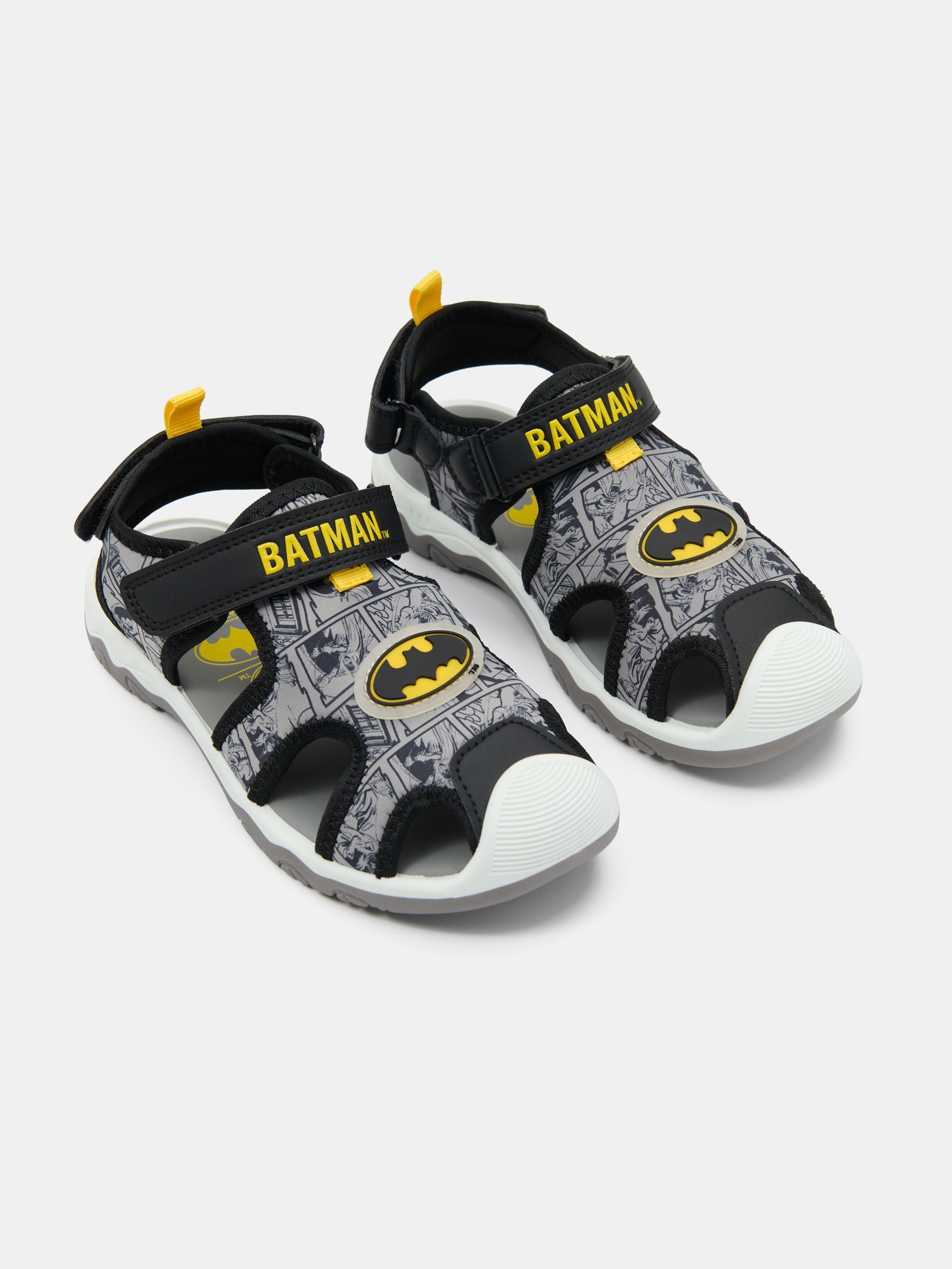 Sandały ze świecącą podeszwą LED Batman