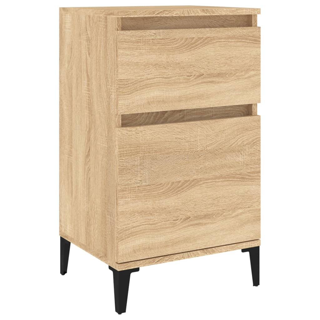 Szafka Nocna Brąz Komoda Stolik Półka Nocna Do Sypialni 40x35x70 cm