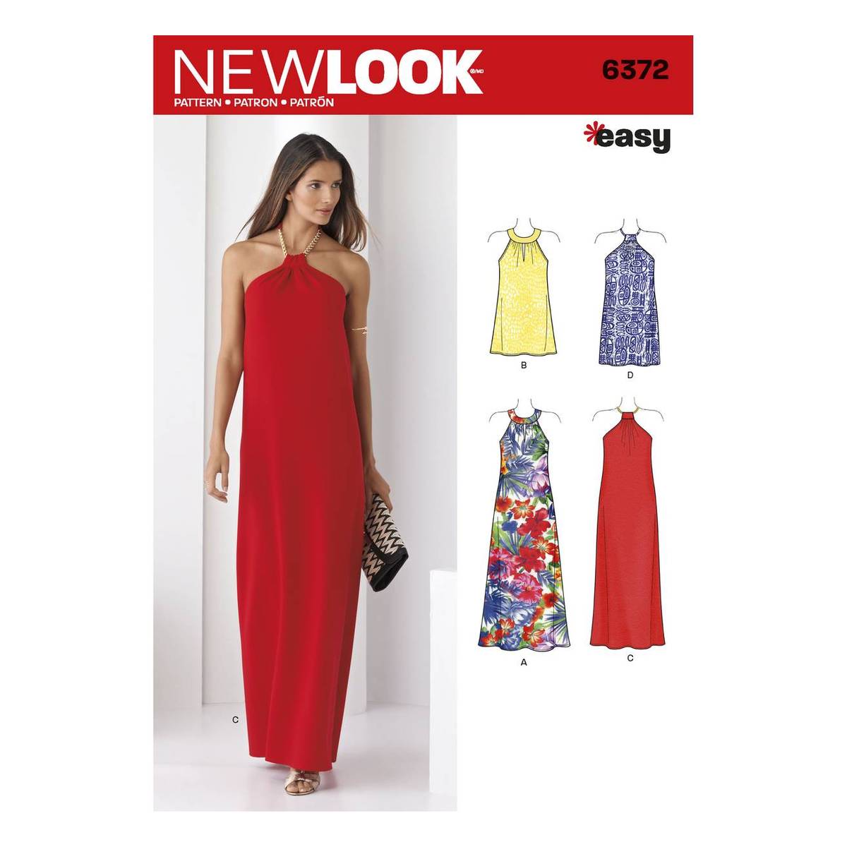 New Look Women's Dress and Top Sewing Pattern 6372