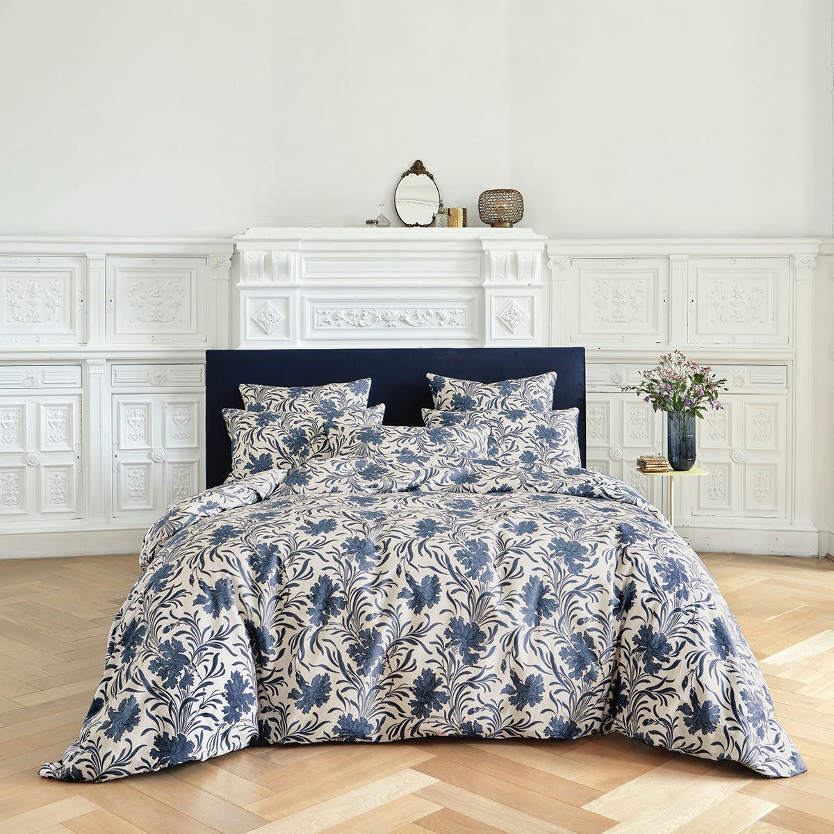 VICTORIA PARK - Housse de couette satin beige 260x240 cm