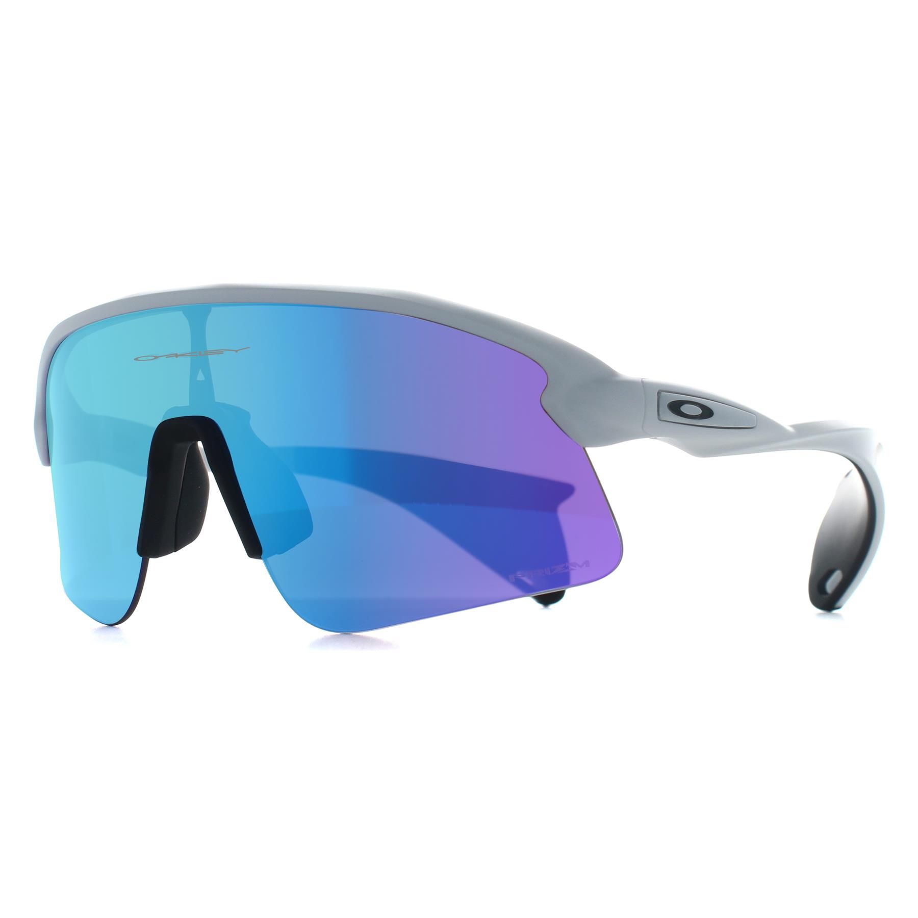 Oakley Shield Matte White Prizm Sapphire Stunt Devil