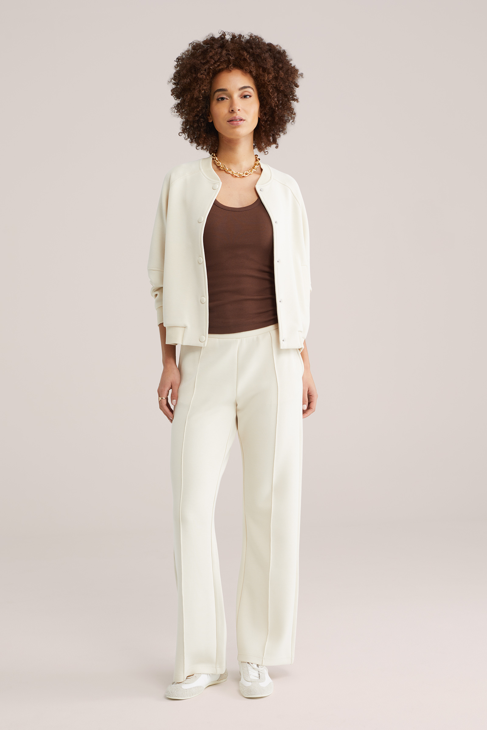 Dames Regular fit jersey broek