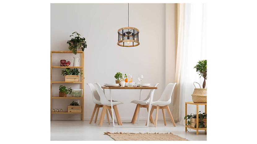 Lampa wisząca Jeanie 3-punktowa metalowa czarna