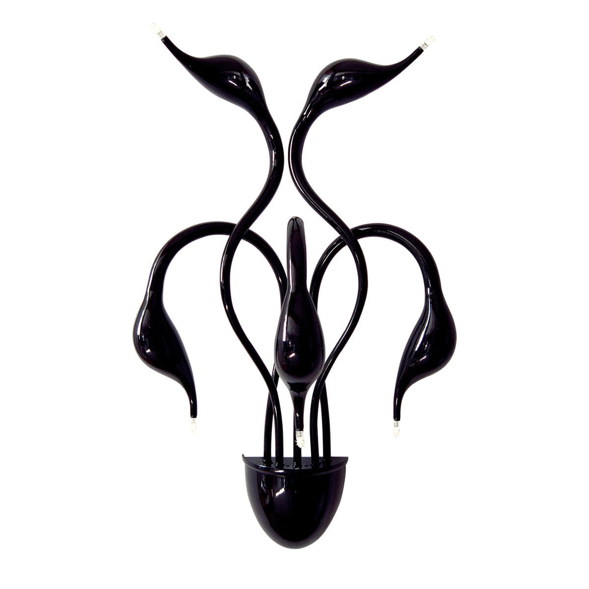 Kinkiet czarny SWAN 5xG4x20W wym:85x46x23cm IP20 Italux