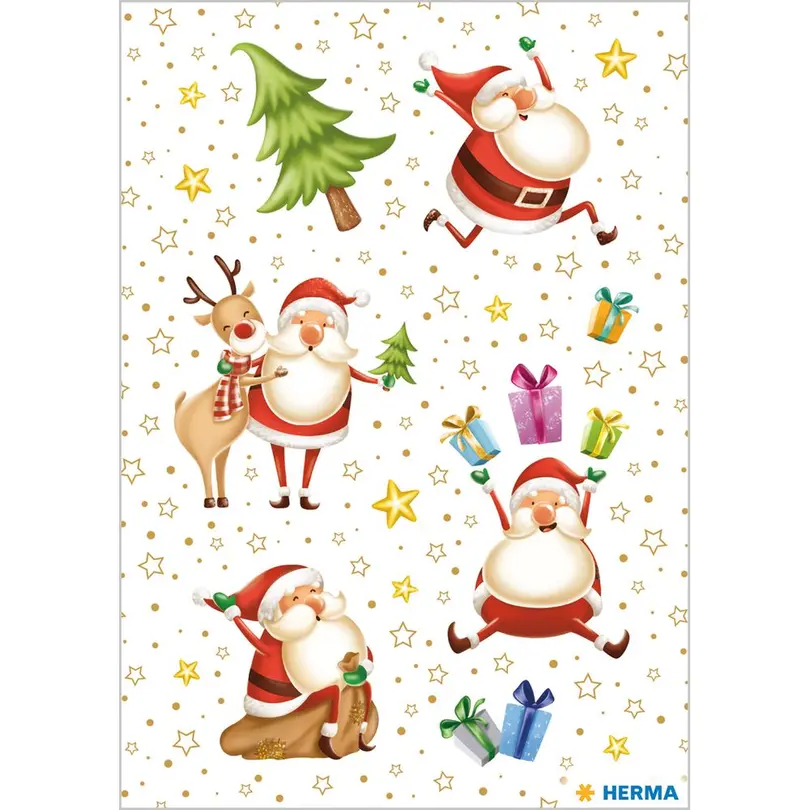 Sticker 30er-Set Fröhliche Weihnachten