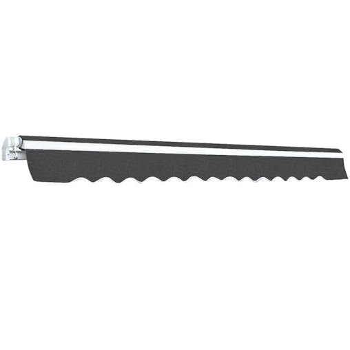NNEVL Folding Awning Manual Operated 400 cm Anthracite