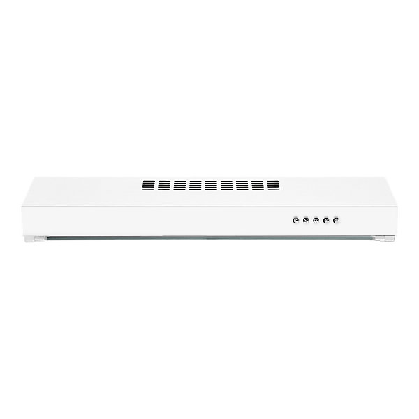 Hotte casquette blanche avec visière NNVHW60EU, 60 cm