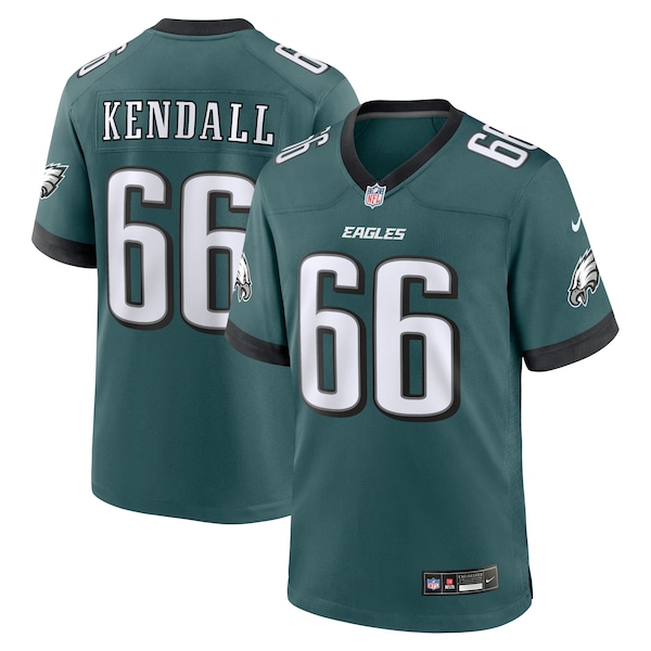 Drew Kendall Philadelphia Eagles Nike Team Game Jersey - Midnight Green