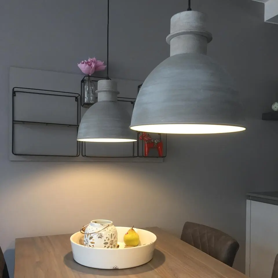 Qazqa hanglamp dory grijs