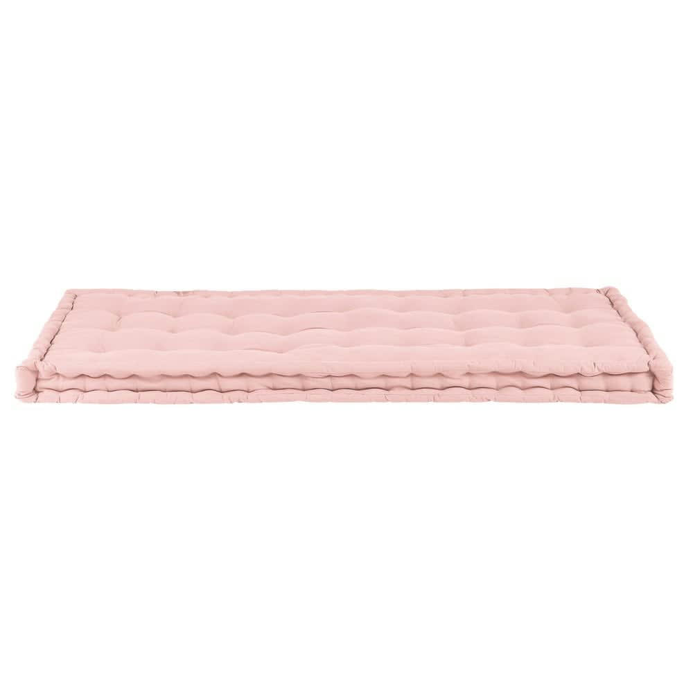 - Matelas enfant en coton rose 90x190