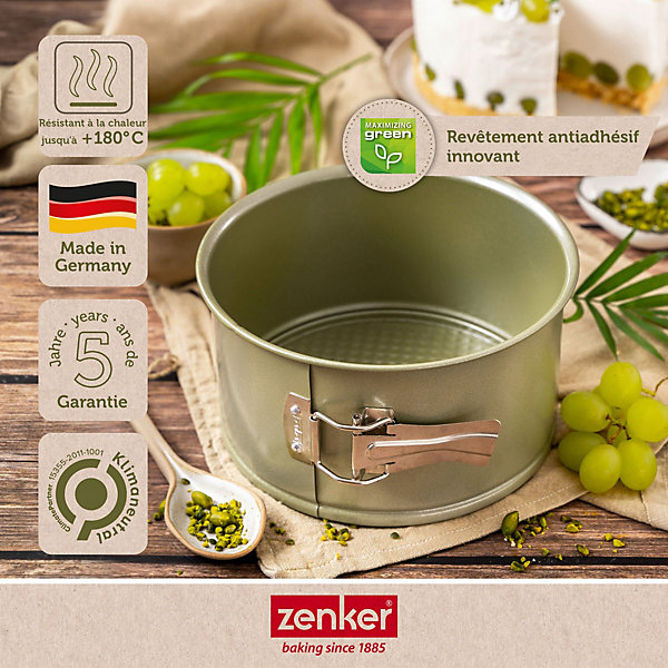 Ensemble de 2 Moules à panettone à charnière 18 cm Zenker Green Vision