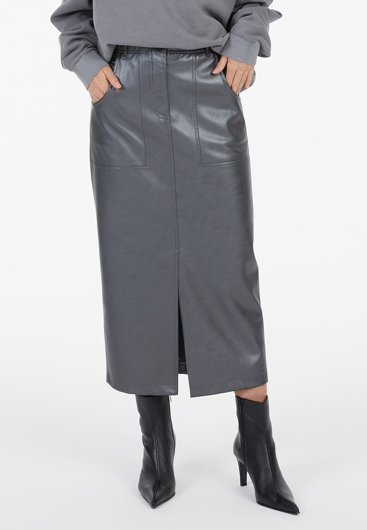 Rock aus veganem Leder