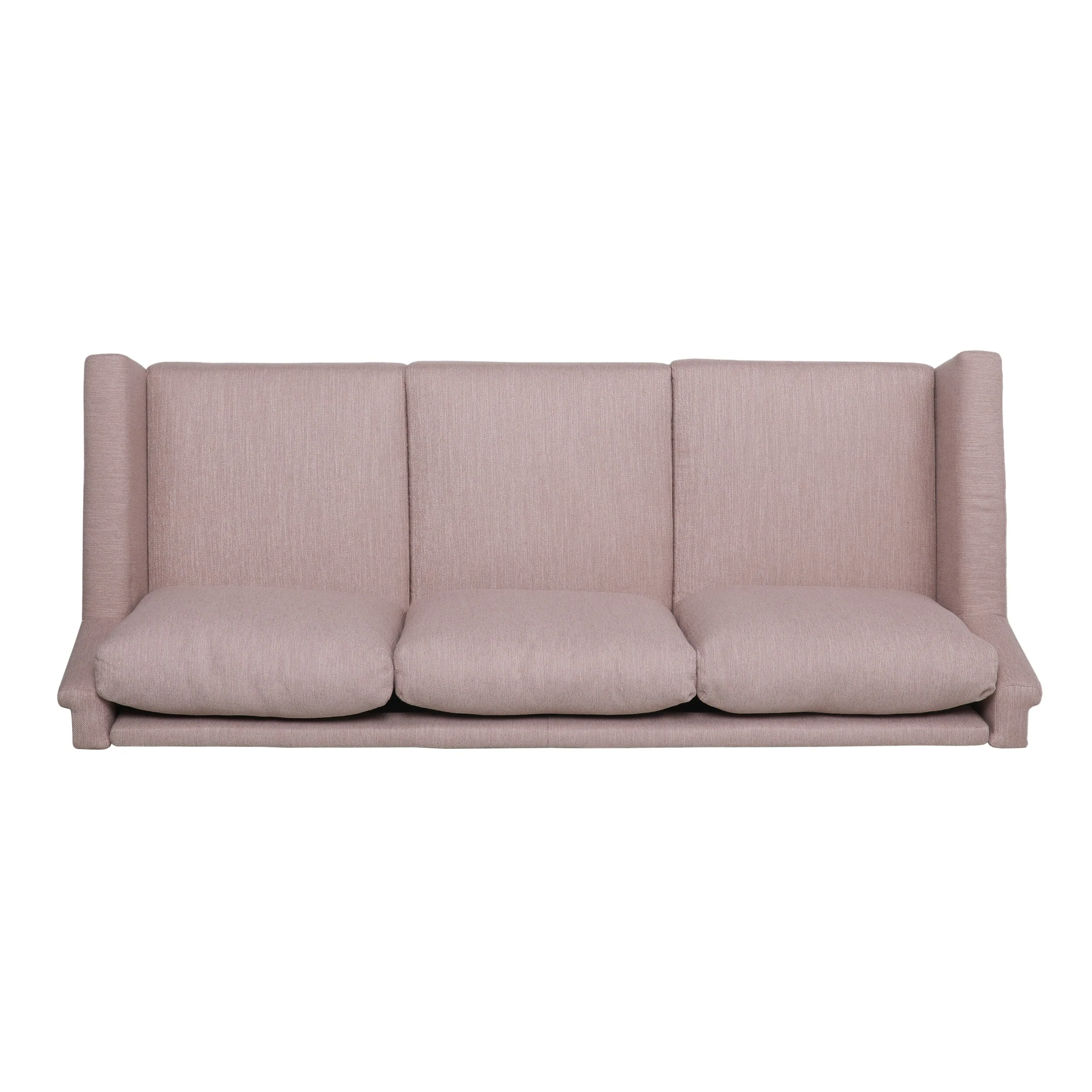 Comfy 3-seat Sofa with Wooden Legs