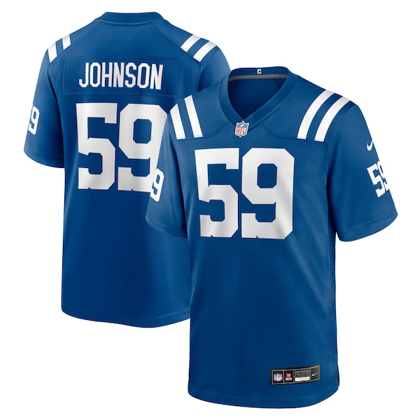 Buddy Johnson Indianapolis Colts Nike Team Game Jersey -  Royal