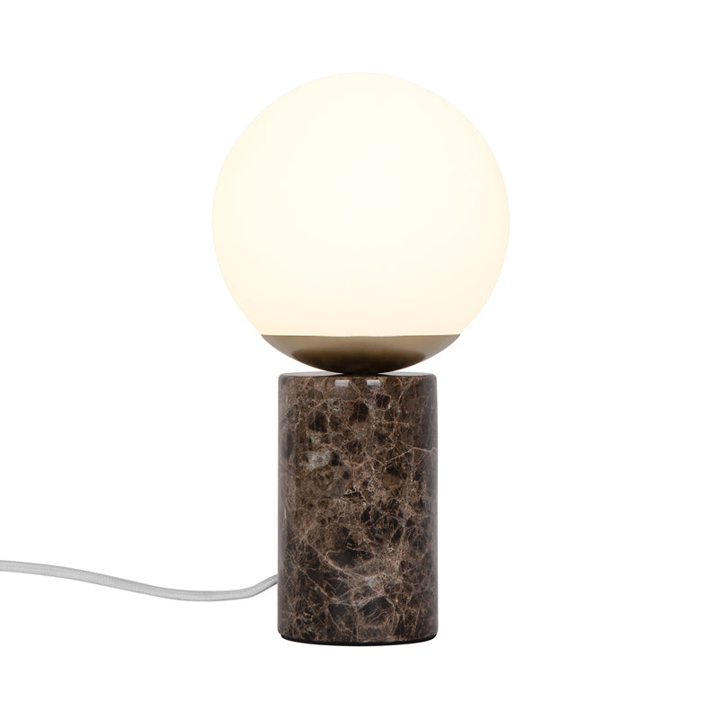Nordlux Lilly Tafellamp - Ø15cm - E14 - Bruin