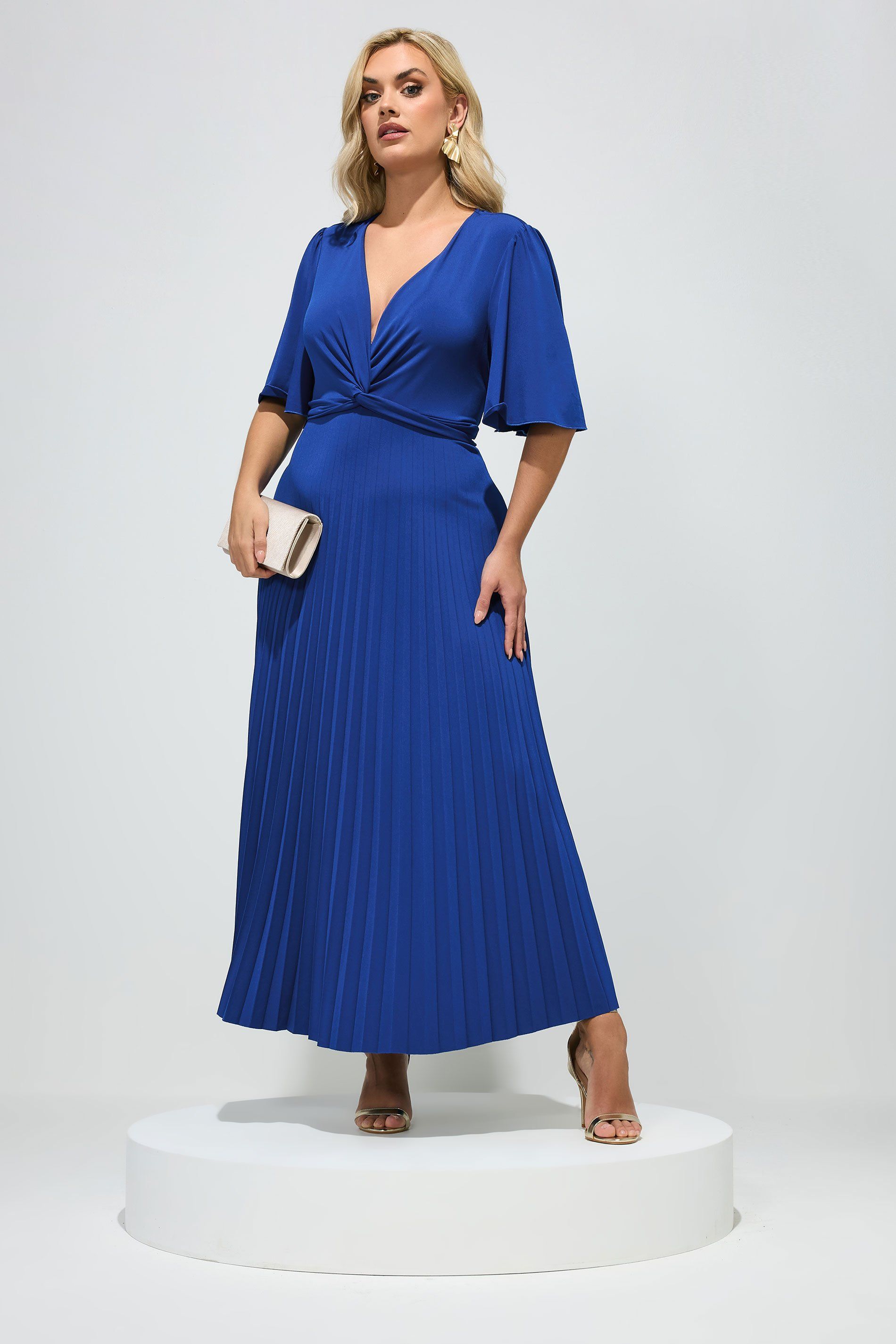 Yours Knot Pleated Maxi Dress