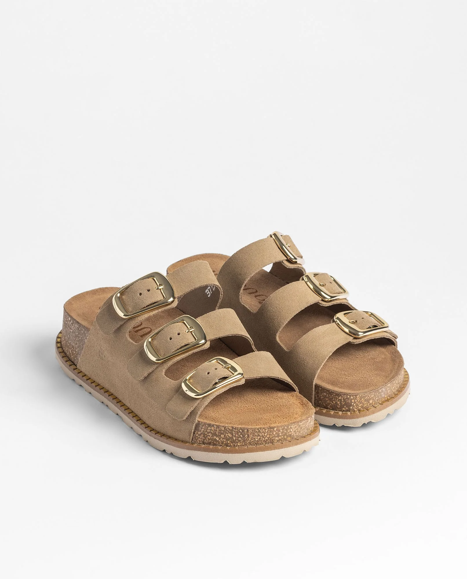 Sandalia plataforma ALI-260 marrón claro