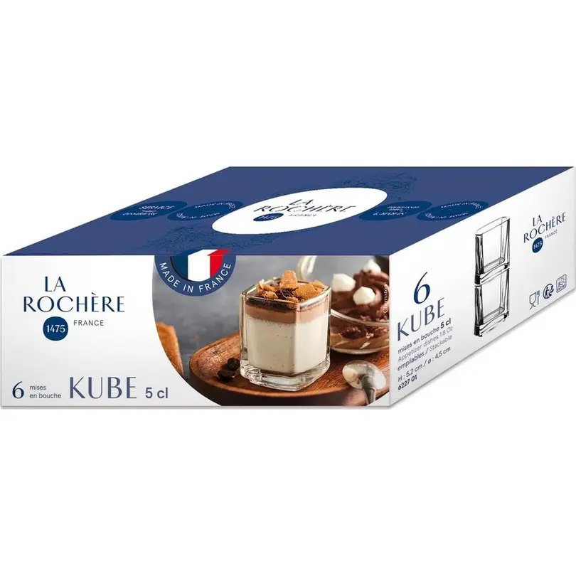Schale 6er-Set Kube