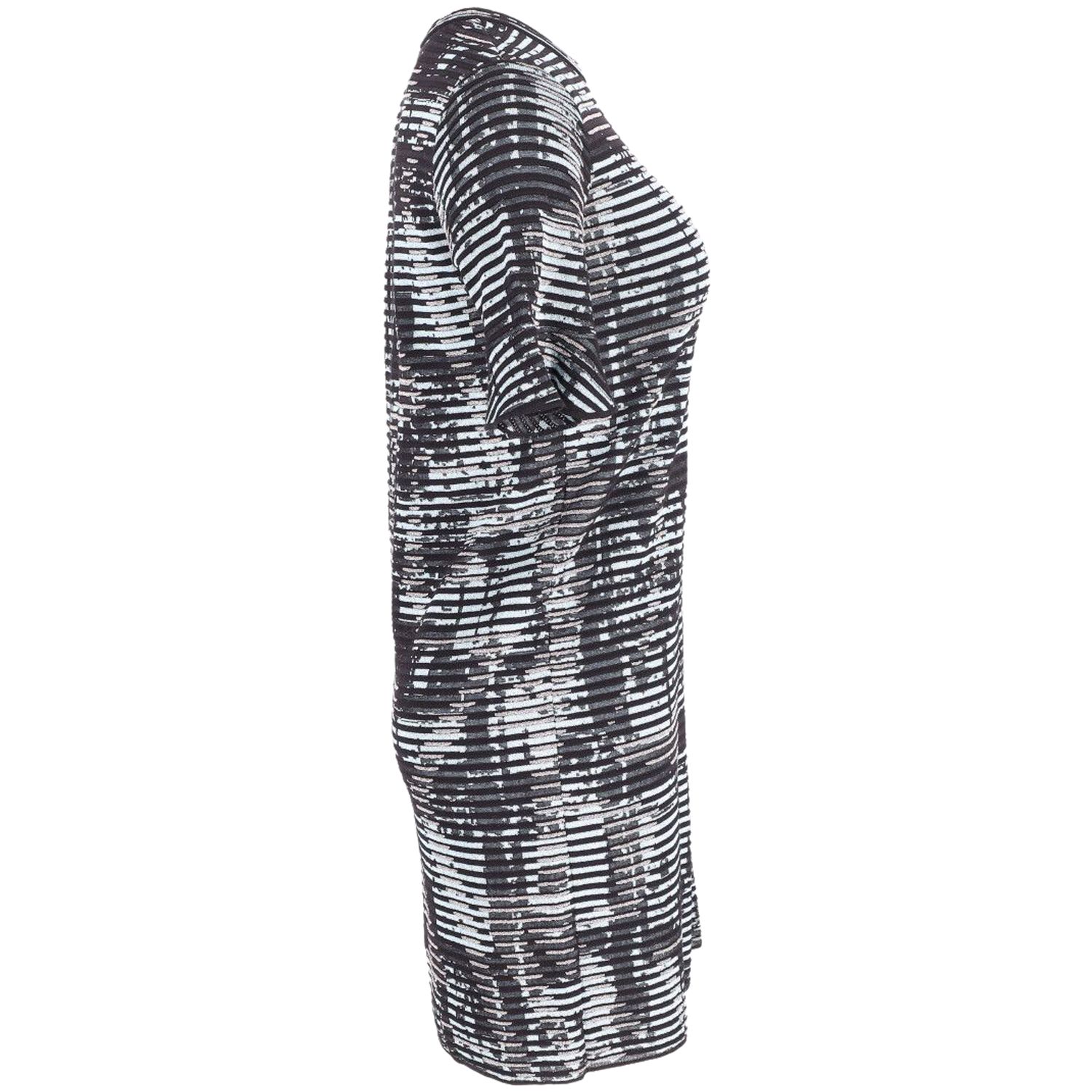 M Missoni Preloved Printed Shift Dress in Metallic Viscose