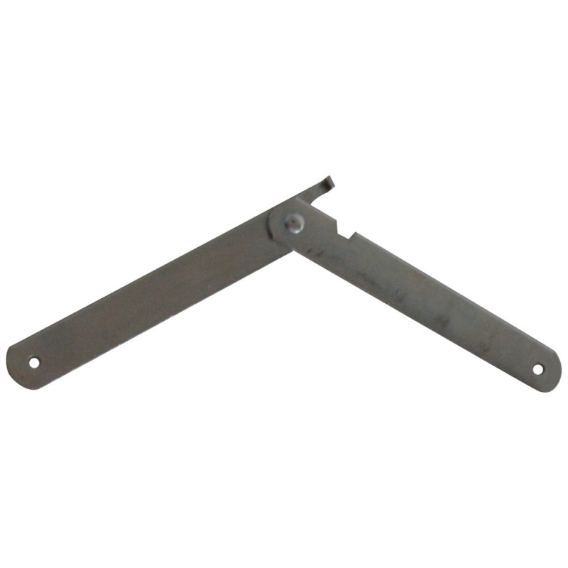Compas de trétau en acier zingué 260 mm 2 pièces TEKNIBOX