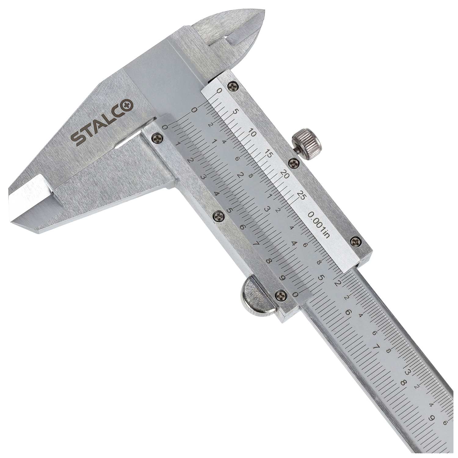 Suwmiarka noniuszowa, zakres od 0-150mm, dokładność 0,02mm STALCO S010501015 STALCO S010501015