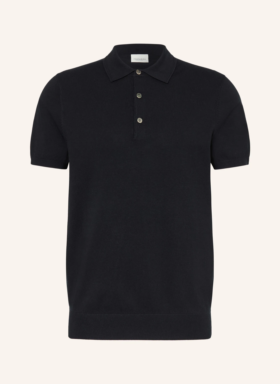 PROFUOMO Strick-Poloshirt