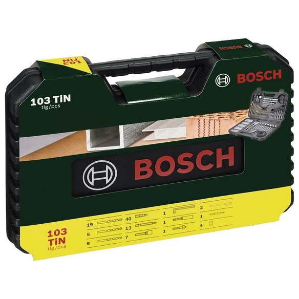 V-Line Box, Bohrer- und Bit-Set, 103-teilig, Kegelsenker, Bithalter