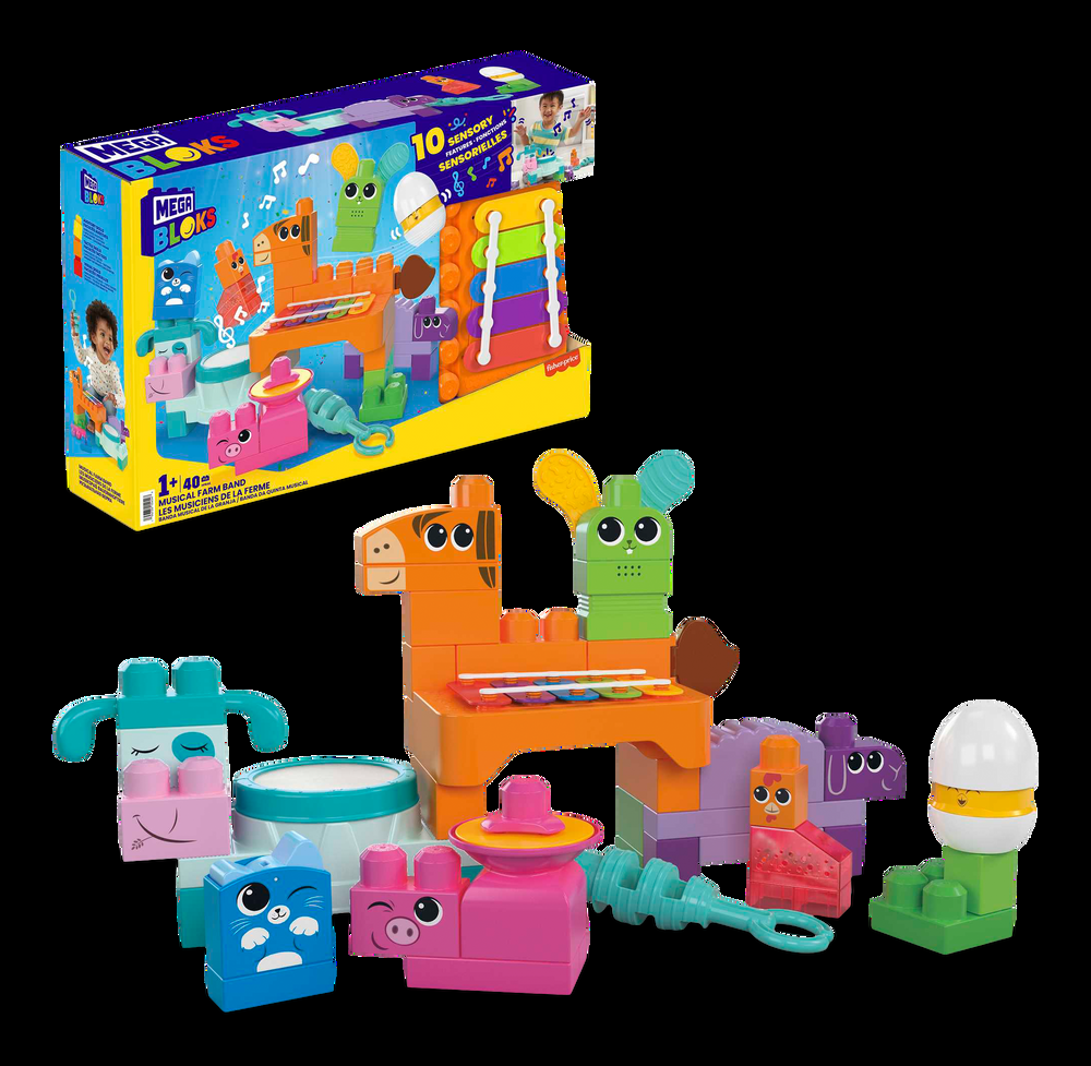 Mega Bloks Musical Farm Band Playset
