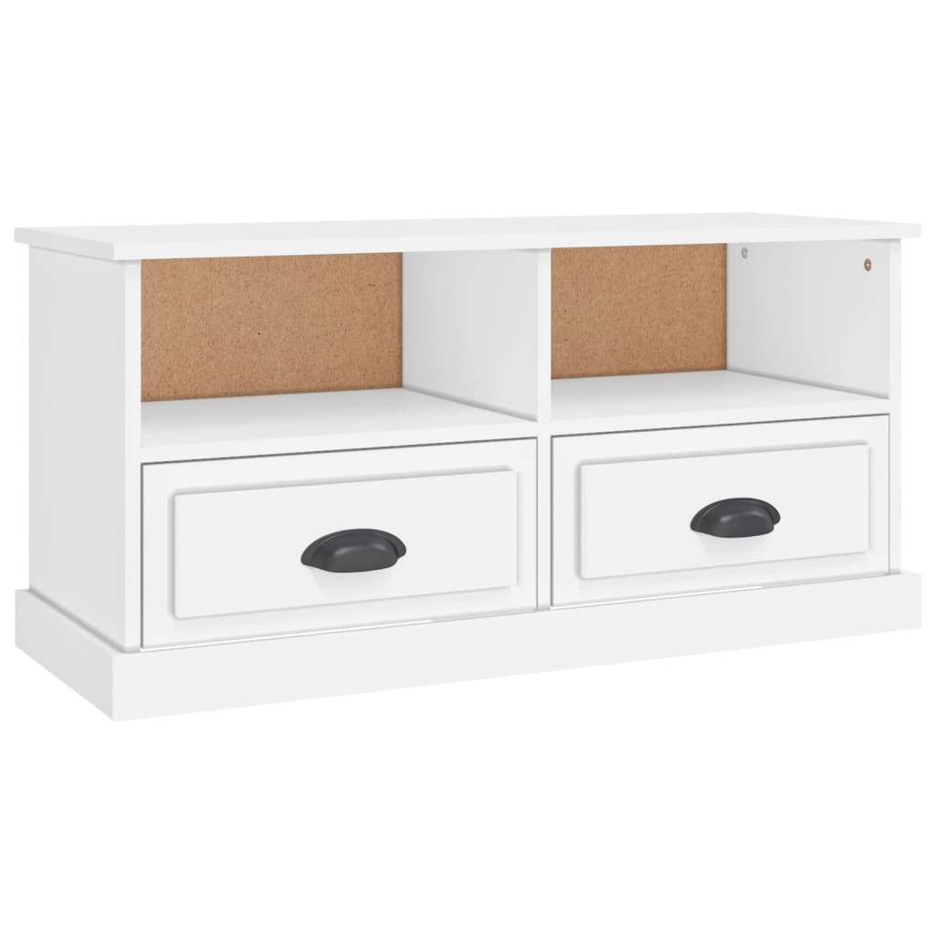 Szafka Pod Telewizor Biały Stolik Półka Szafka RTV93x35.5x45 cm