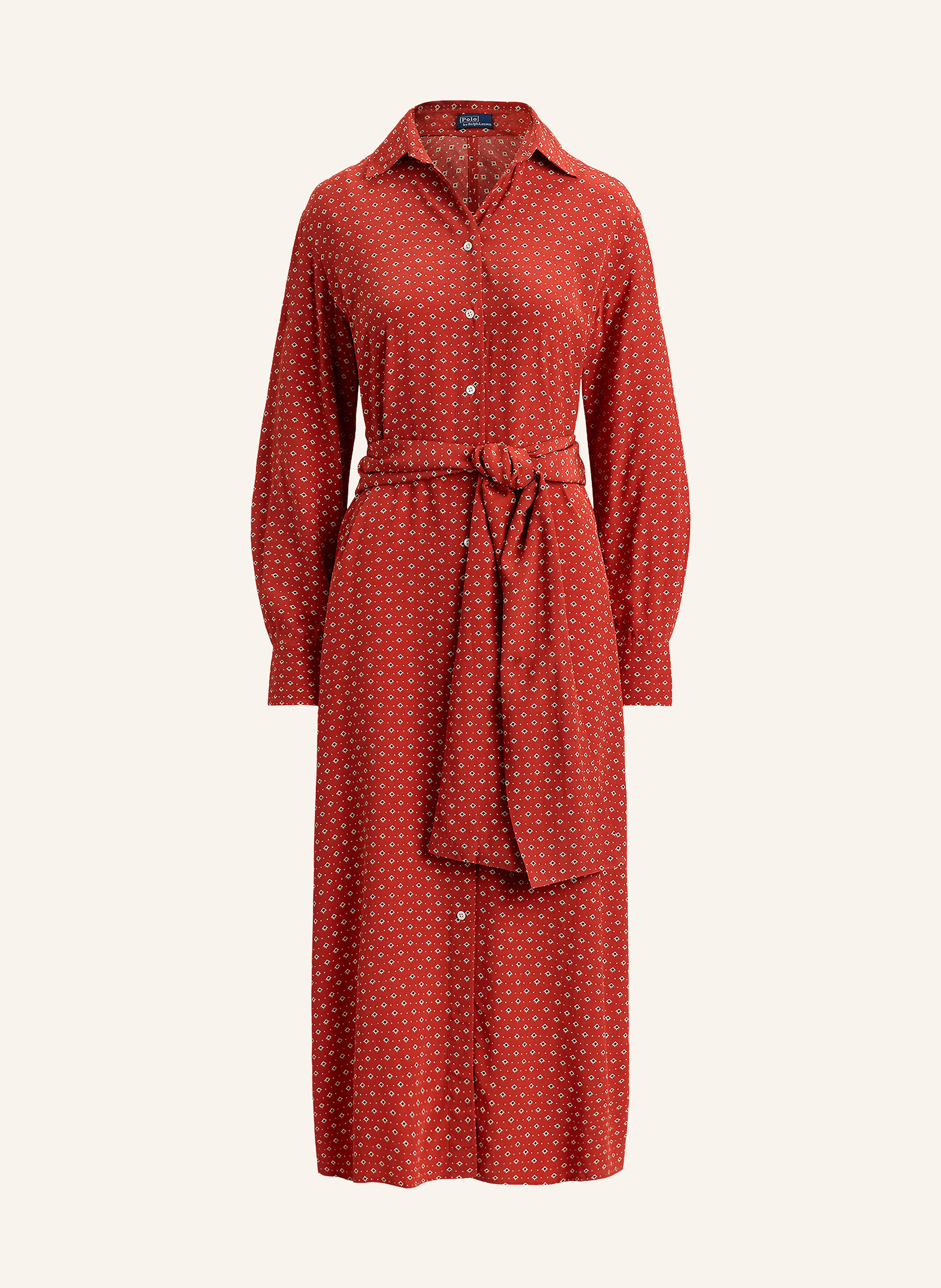 POLO RALPH LAUREN Hemdblusenkleid in Wickeloptik