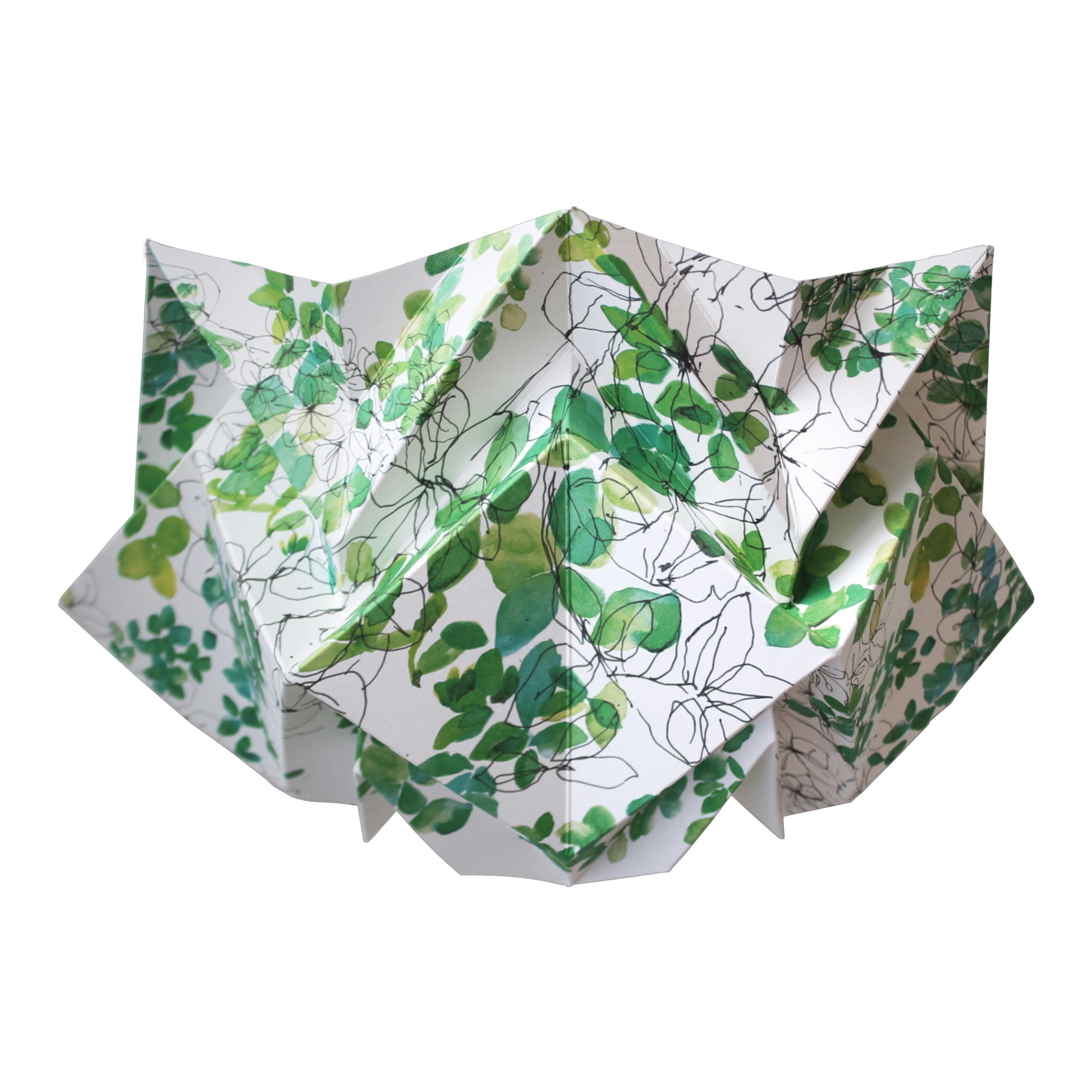 KABE - Applique murale origami en papier motif printemps