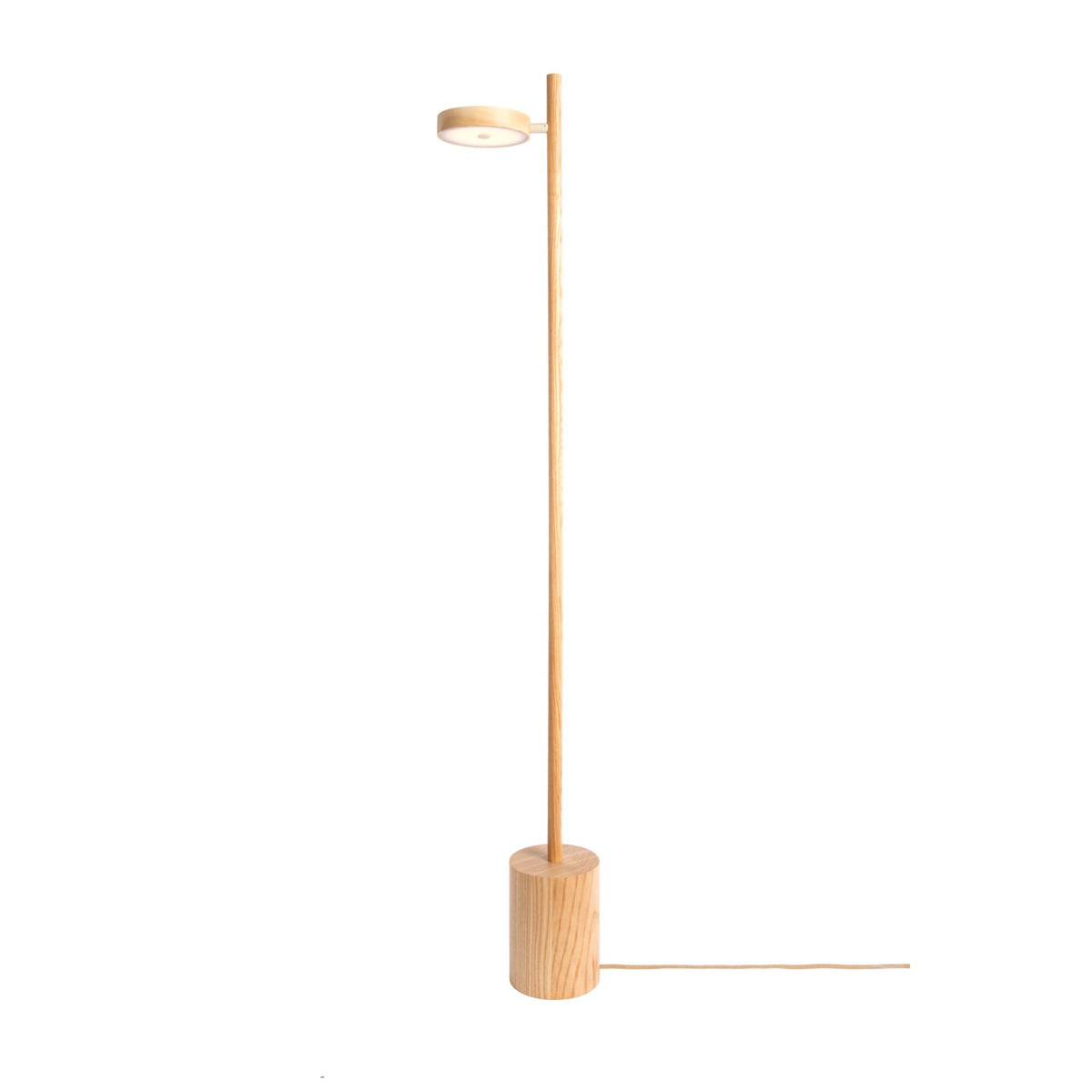 GOOD&MOJO vloerlamp Okinawa - naturel - Ø20cm