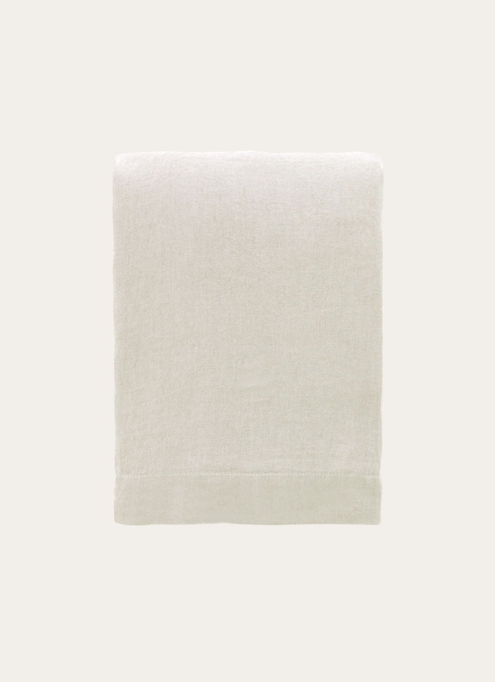 DRAP PLAT UNI EN LIN LAVÉ - 165GR VERT