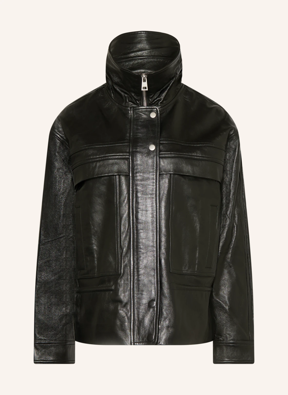 ba&sh Lederjacke KASSIA