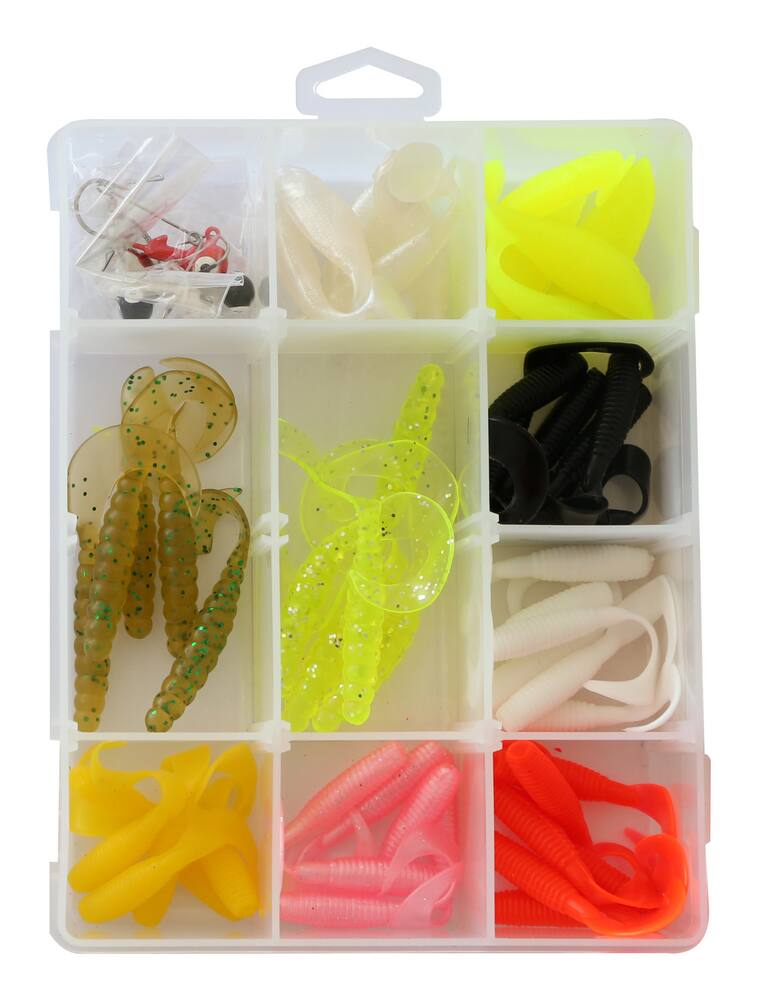 Red Wolf Walleye Lure Kit, 56-pc
