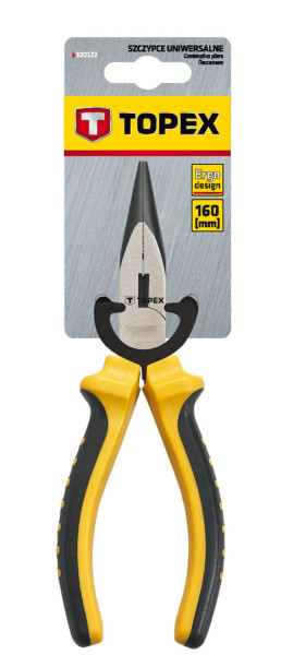 Szczypce wydłużone proste 160 mm TOPEX 32D101